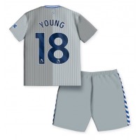 Everton Ashley Young #18 3rd trikot Kinder 2023-24 Kurzarm (+ Kurze Hosen)